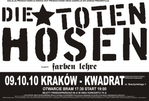 Die Toten Hosen w Krakowie 2010